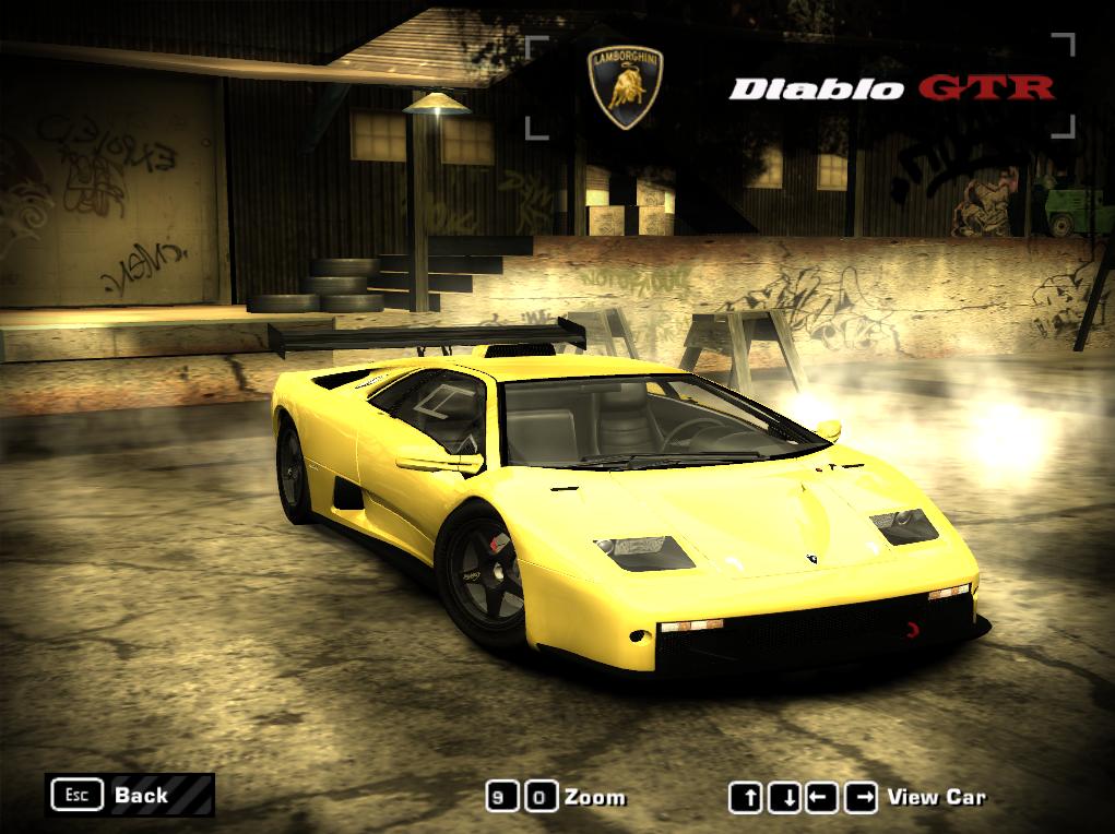 Need For Speed Most Wanted Lamborghini Diablo GTR 1999