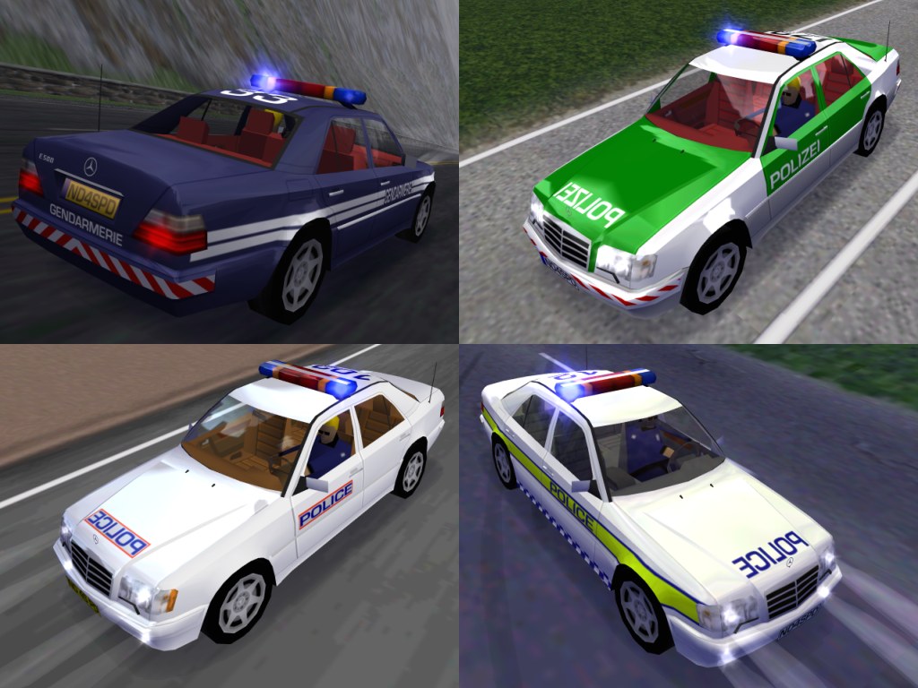 Need For Speed High Stakes Mercedes Benz Pursuit E 500 (W124)