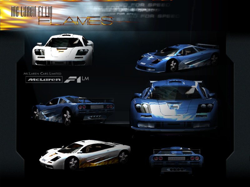 Need For Speed Hot Pursuit 2 McLaren F1 LM Flames