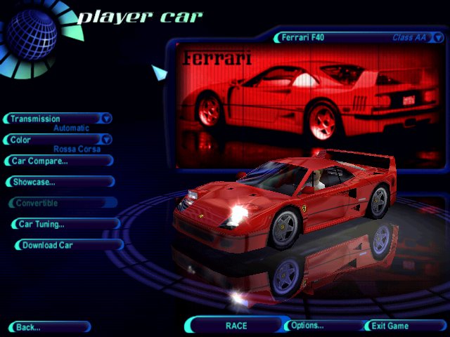 Need For Speed High Stakes Ferrari F40