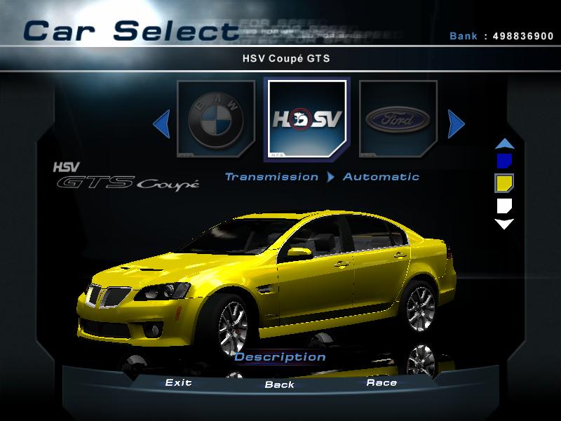 Need For Speed Hot Pursuit 2 Pontiac G8 GXP