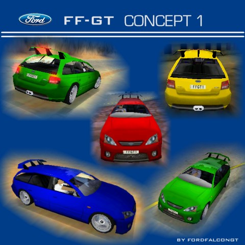 Need For Speed Hot Pursuit Ford FF-GT Concept 1