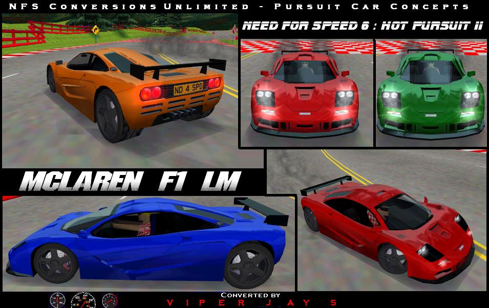 Need For Speed Hot Pursuit McLaren F1 LM (NFS 6)