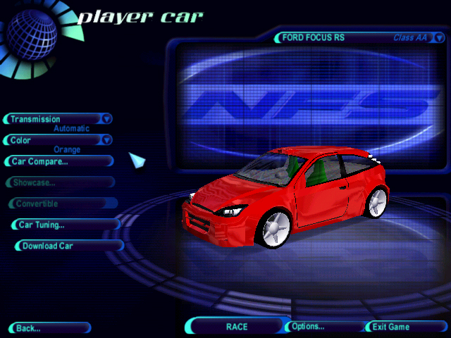 Need For Speed High Stakes Ford Focus RS