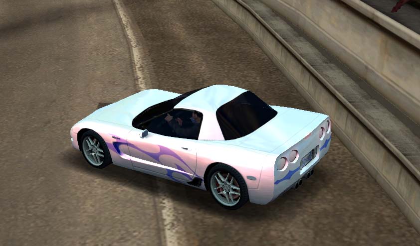 Need For Speed Hot Pursuit 2 Chevrolet Corvette Z06 Ghost Flamed
