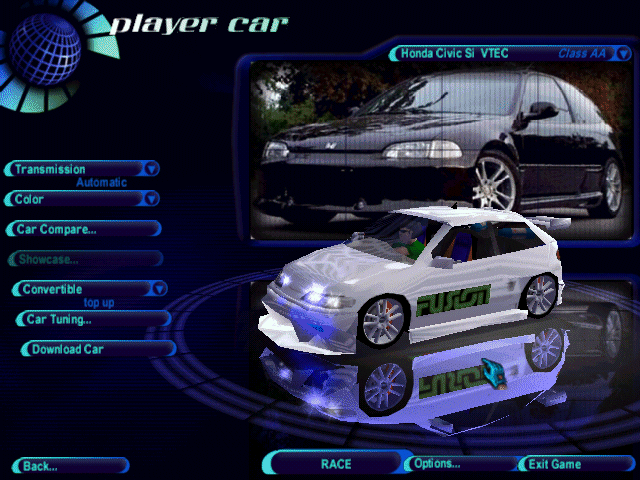 Need For Speed High Stakes Honda 1995 Civic Si Vtec
