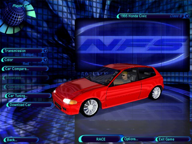 Need For Speed High Stakes Honda Civic HB ('95)