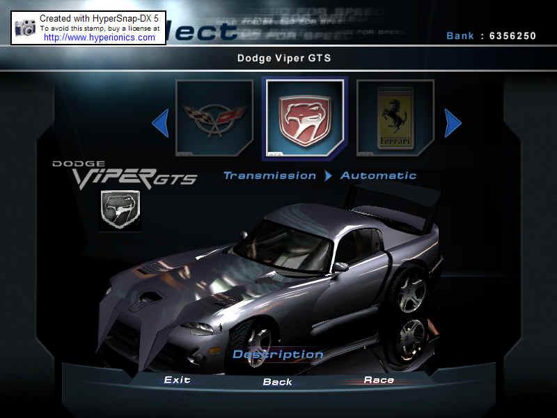 Need For Speed Hot Pursuit 2 Dodge Hennessy Venom800TT