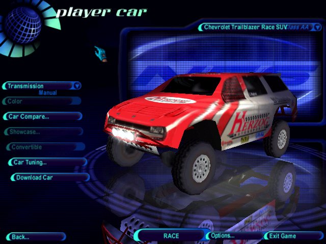 Need For Speed High Stakes Chevrolet TrailBlazer Race SUV