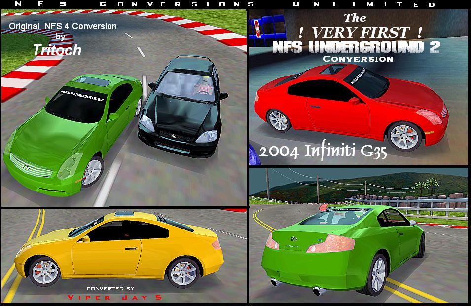 Need For Speed Hot Pursuit Infiniti G35 (2004 - NFS:U2)