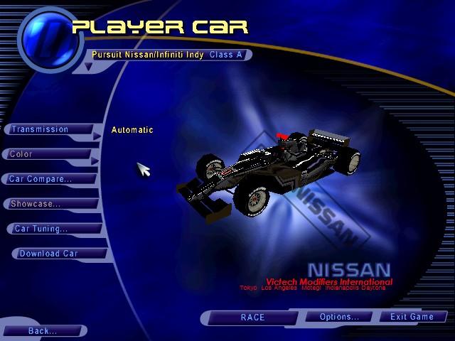 Need For Speed Hot Pursuit Pursuit Infiniti/Nissan Indy Car