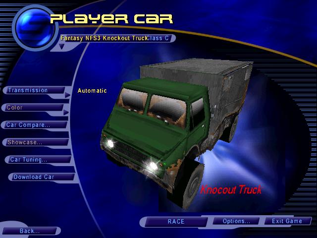 Need For Speed Hot Pursuit Fantasy NFS3 Knockout Truck