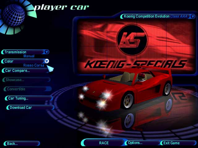 Need For Speed High Stakes Koenig Competition Evolution