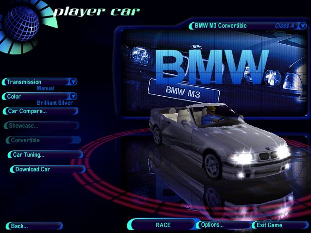 Need For Speed High Stakes BMW M3 Convertible '97