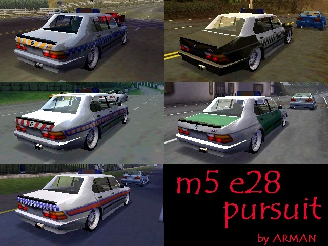 Need For Speed High Stakes BMW M5 E28 PURSUIT