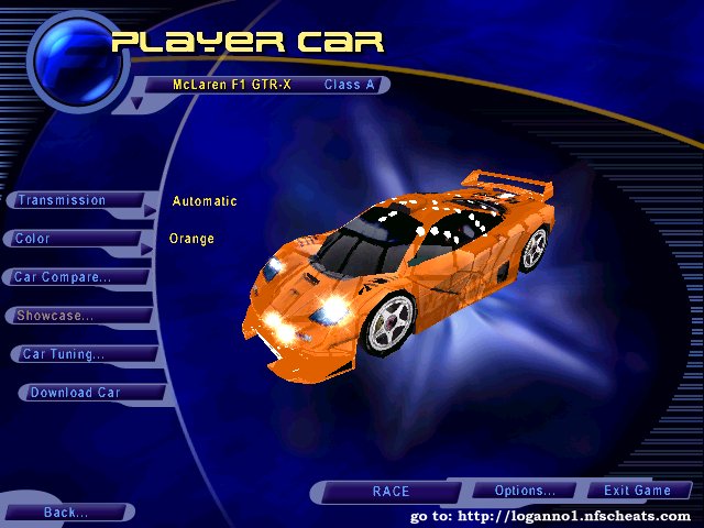 Need For Speed Hot Pursuit McLaren F1 GTR-Xtreme