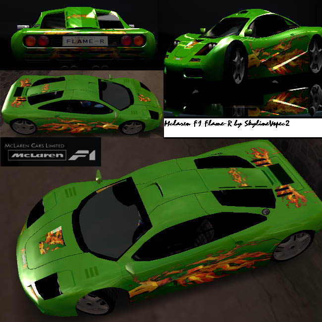 Need For Speed Hot Pursuit 2 McLaren F1 FLAME-R