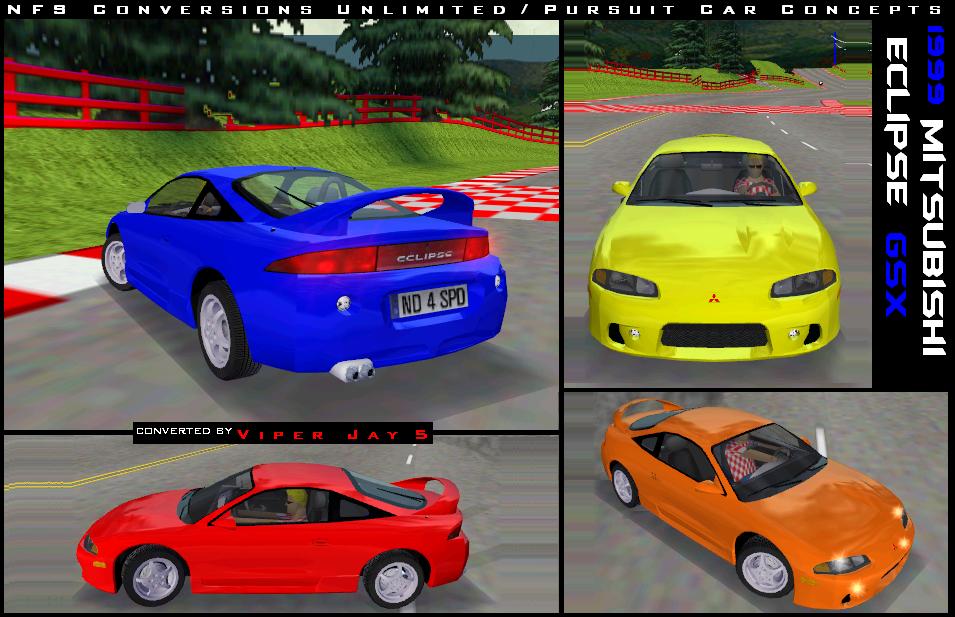 Need For Speed Hot Pursuit Mitsubishi Eclipse GSX (1999 - NFS 7)