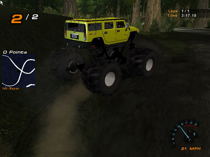 Need For Speed Hot Pursuit 2 AM General Hummer H2 Monster
