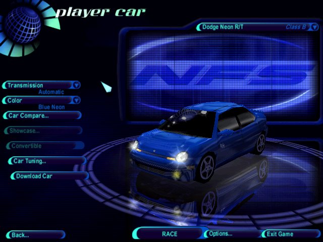 Need For Speed High Stakes Chrysler Neon R/T