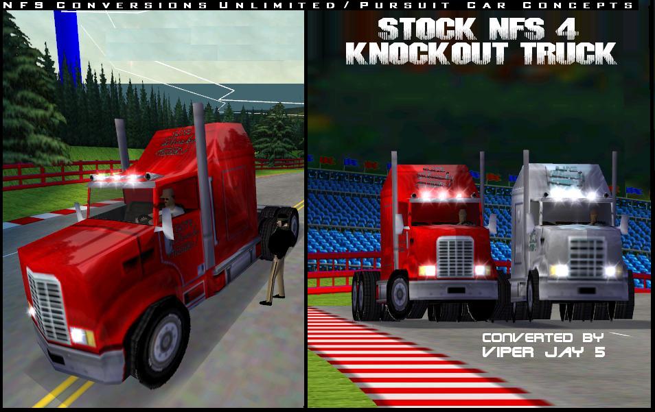 Need For Speed Hot Pursuit Traffic Knockout Semi-Truck (NFS4)