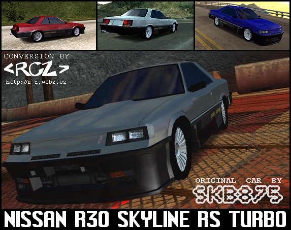 Need For Speed Hot Pursuit 2 Nissan Skyline RS Turbo R30  (1983)