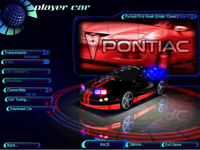 Need For Speed High Stakes Traffic Pontiac Pursuit Fire Hawk