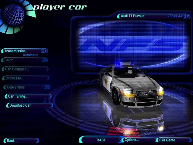 Need For Speed High Stakes Audi TT Coupe Quattro Pursuit