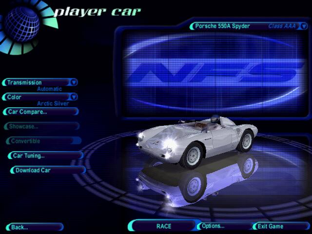 Need For Speed High Stakes Porsche 550A Spyder