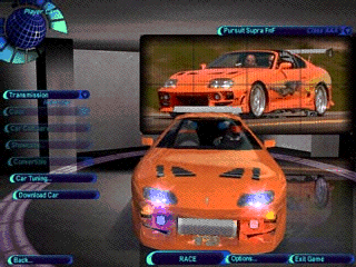 Need For Speed High Stakes Fantasy Toyota FnF Supra Pursuit