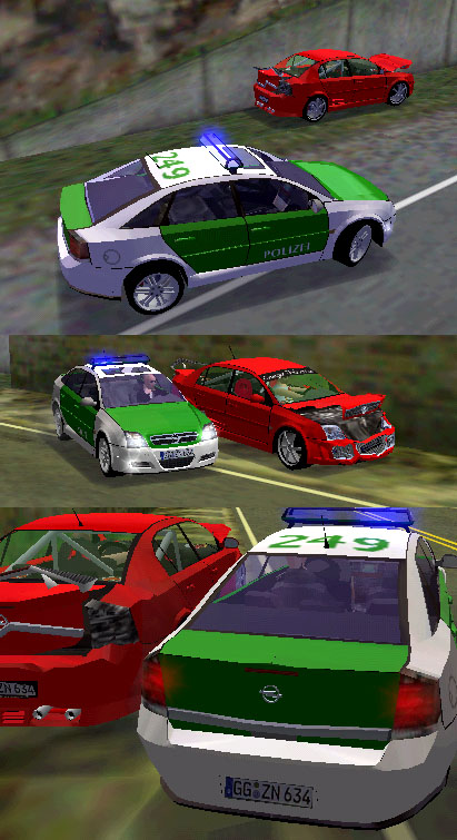 Need For Speed High Stakes Opel Vectra GTS V6 3.2 Polizei