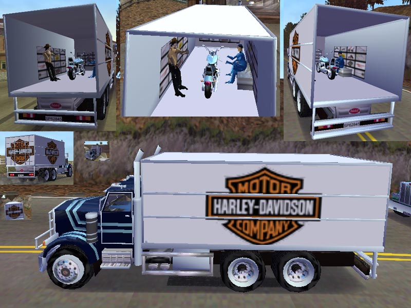 Need For Speed High Stakes Peterbilt Harley.D. service truck
