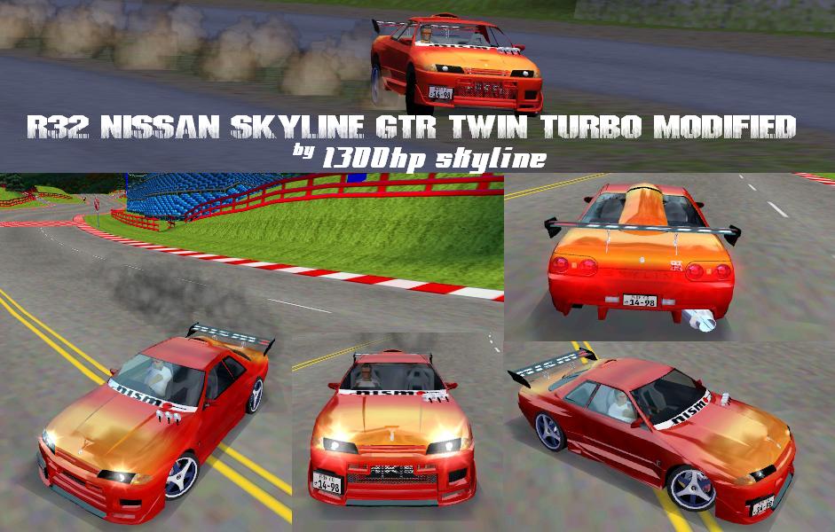 Need For Speed Hot Pursuit Nissan R32 Skyline GTR Twin Turbo Modified