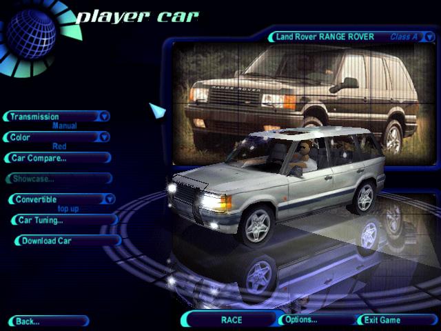 Need For Speed High Stakes Land Rover Range Rover