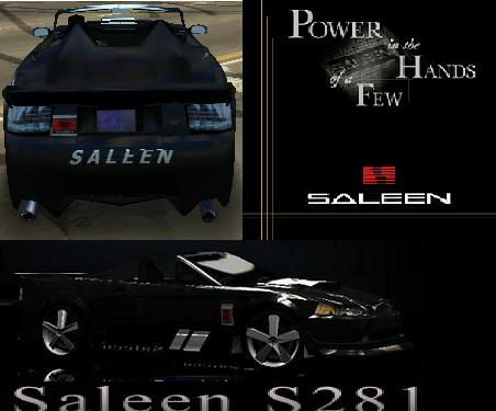 Need For Speed Hot Pursuit 2 Saleen MUSTANG S281E