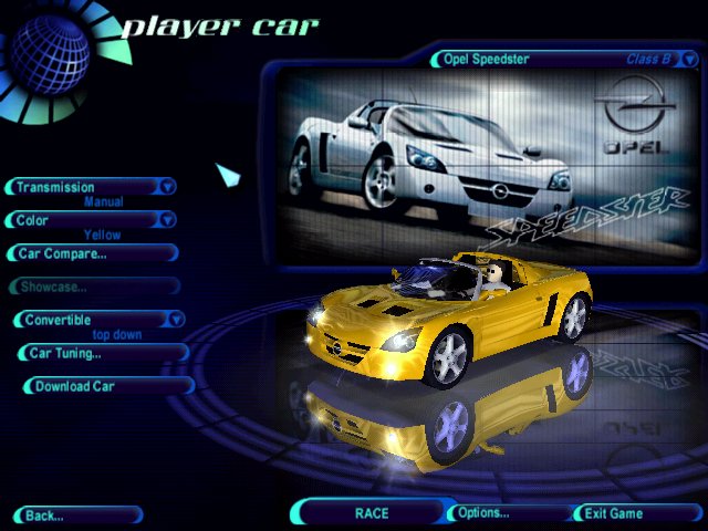 Need For Speed High Stakes Opel Speedster