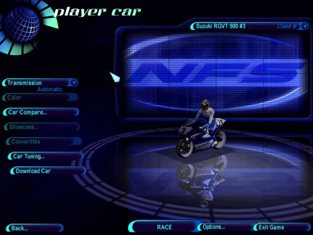 Need For Speed High Stakes Suzuki RGVT 500 no3