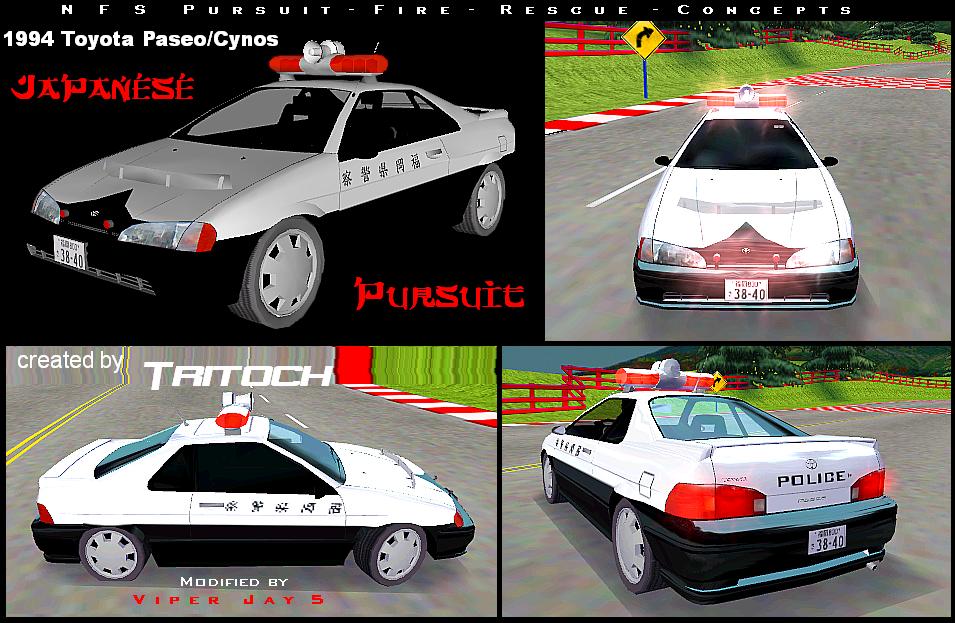 Need For Speed Hot Pursuit Toyota Paseo/Cynos - Japanese Pursuit