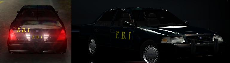 Need For Speed Hot Pursuit 2 Ford crown victoria FBI car