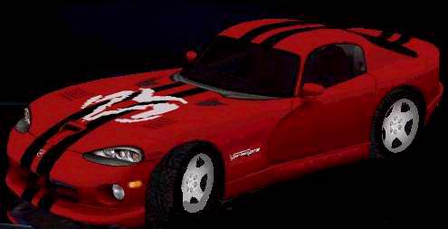 Need For Speed Hot Pursuit 2 Dodge Viper GTS (red/black)