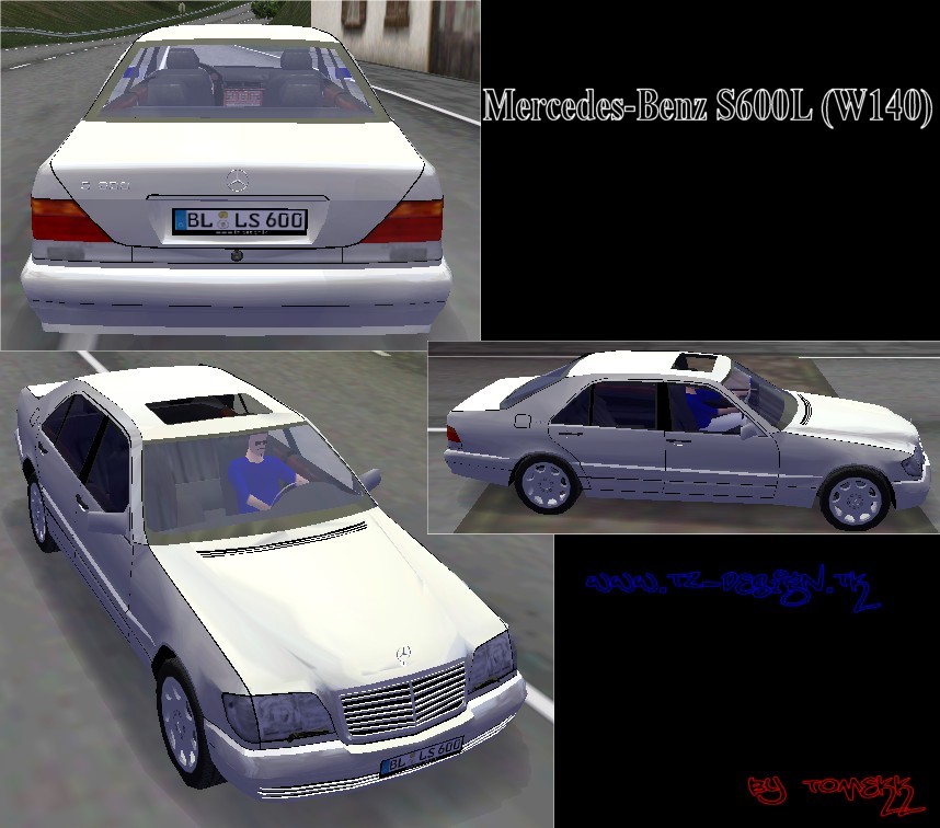Need For Speed High Stakes Mercedes Benz S600L (W140)
