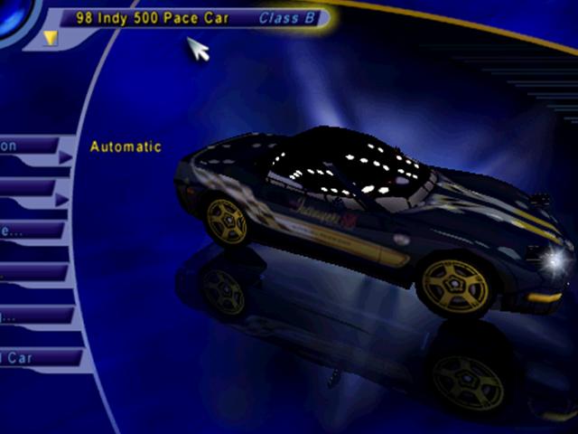 Need For Speed Hot Pursuit Chevrolet  Corvette Indy 500 Pace Car (1998)