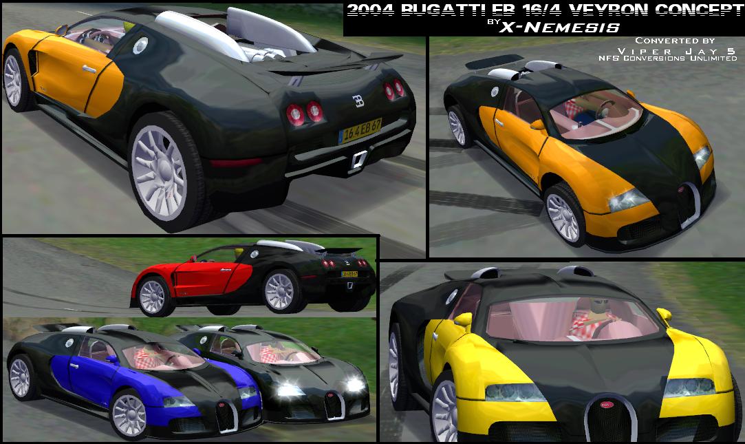 Need For Speed High Stakes Bugatti EB 16/4 Veyron Concept (2004)