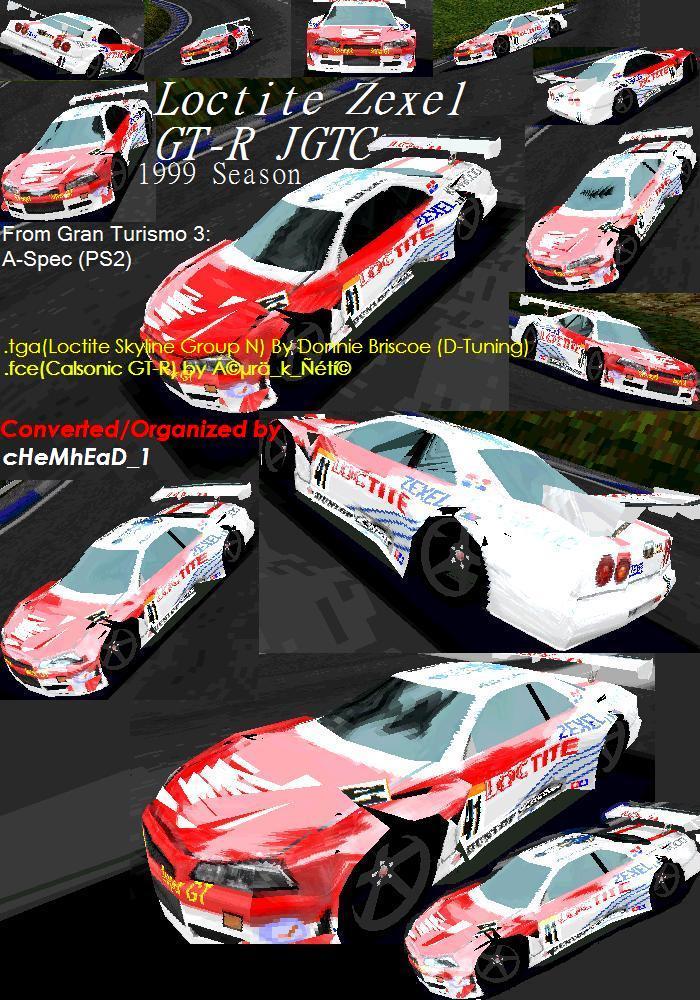 Need For Speed Hot Pursuit Nissan Loctite Zexel GT-R JGTC '99 Season GT500 Series