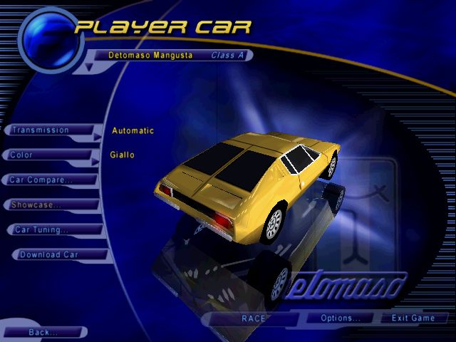 Need For Speed Hot Pursuit Detomaso Mangusta