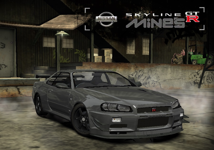 Need For Speed Most Wanted MINE'S Nissan Skyline GT-R BNR34 Vspec-N1