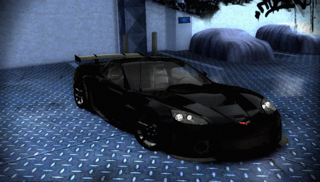 Need For Speed Most Wanted Chevrolet Cross Corvette C6R Pursuit Unmarked