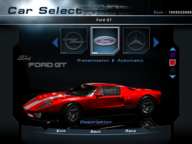 Need For Speed Hot Pursuit 2 Ford GT