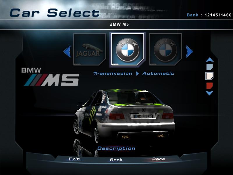 Need For Speed Hot Pursuit 2 BMW M5 Monster Energy Edition