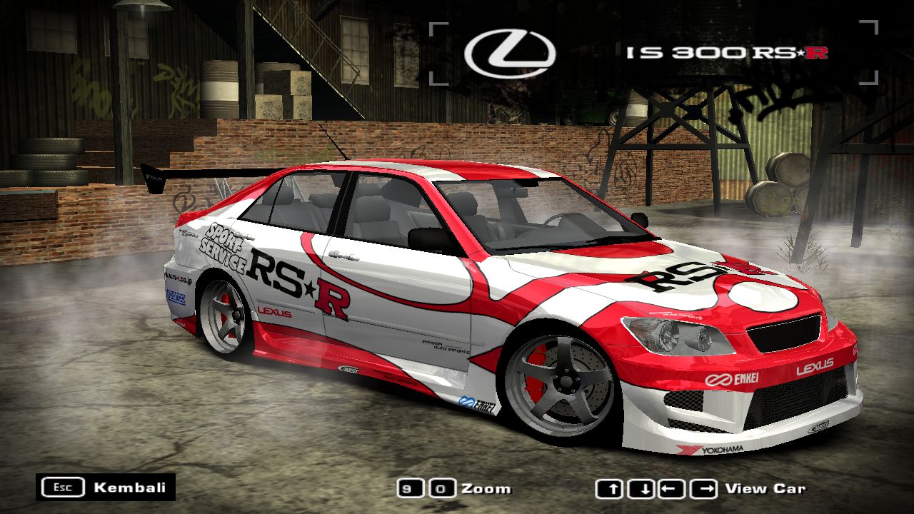 Need For Speed Most Wanted Lexus IS300 RSR